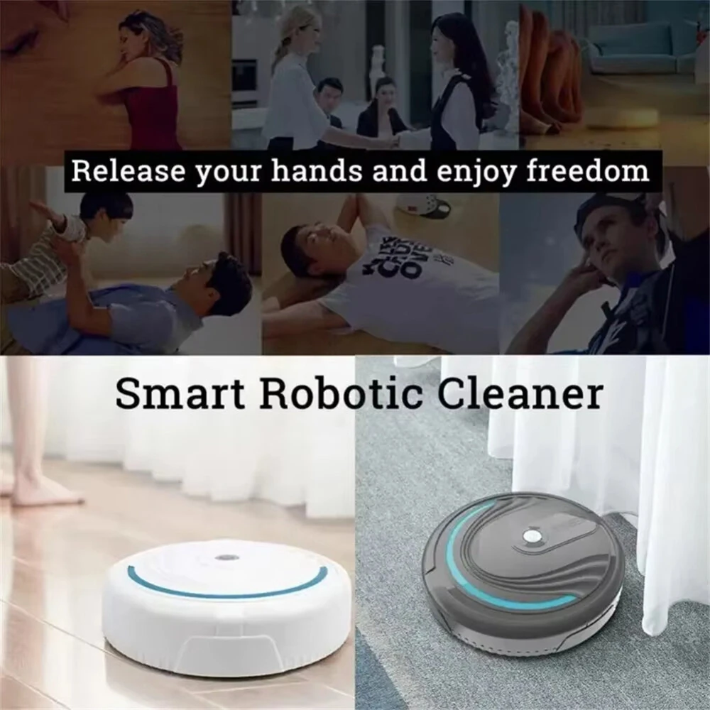 (image for) Home Automatic Floor Clraning Robot Mini Intelligent Wireless Vacuum Cleaner USB Rechargeable Wet And Dry Homesweeper